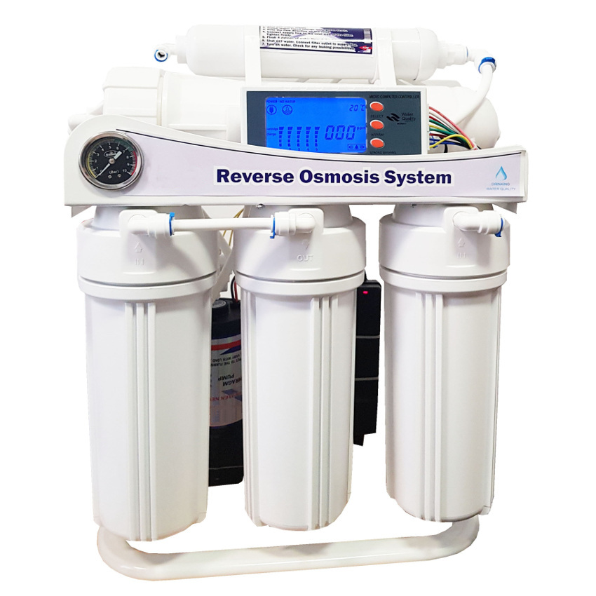 SEMI PRO REVERSE OSMOSIS 5 STAGES WITH MICRO COMPUTER AND PUMP 2880LPD