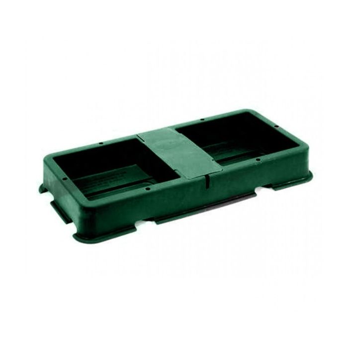 2Pot Tray and Lid Green