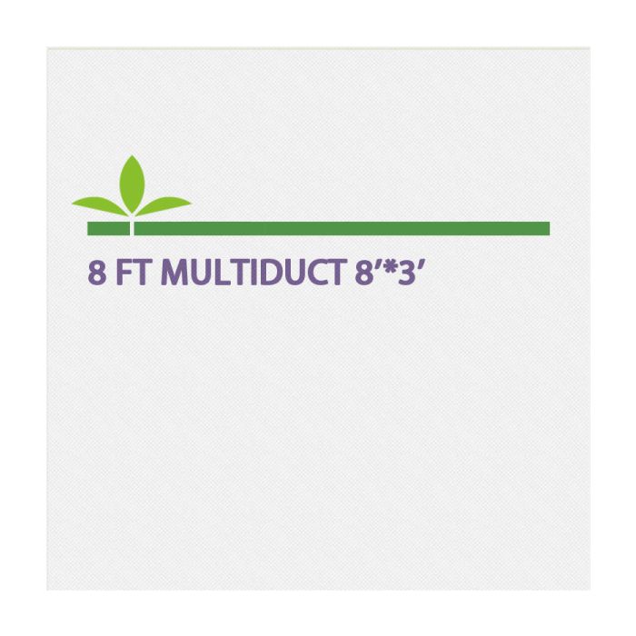8 Ft Multiduct 8″ x 3″