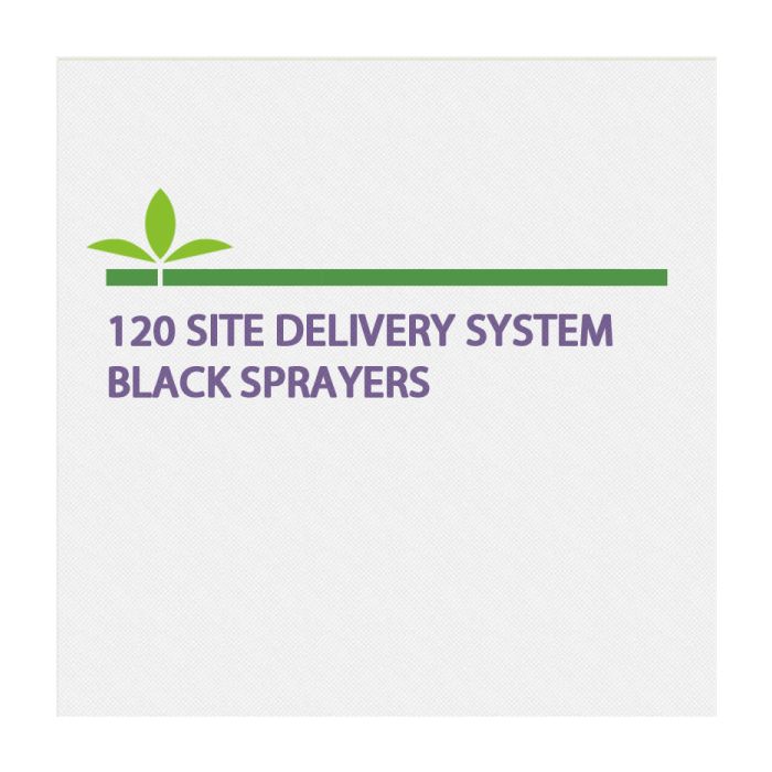 120 Site Delivery System (Black Sprayers)
