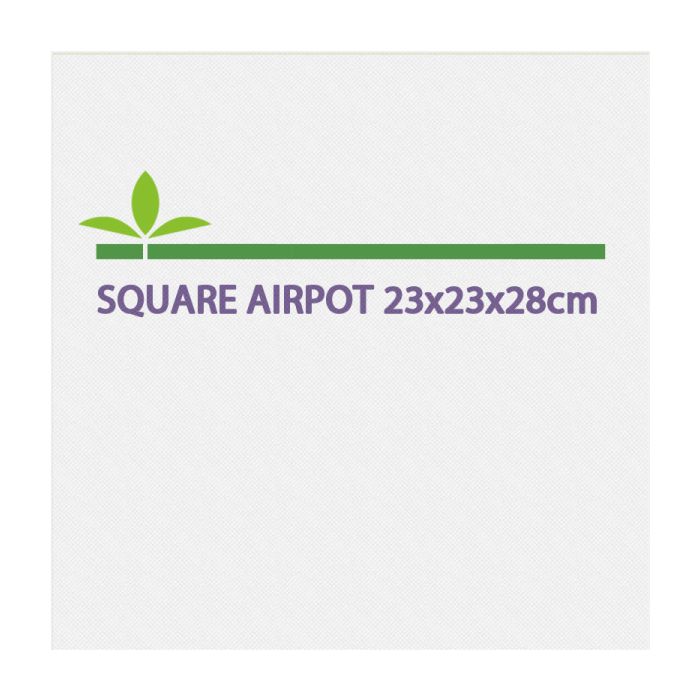 Square Air Pot 23x23x28 cm