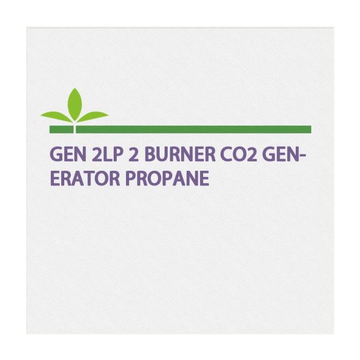 Gen-2LP 2 Burner CO₂ Generator Propane