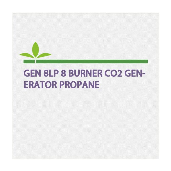 Gen-8LP 8 Burner CO₂ Generator Propane
