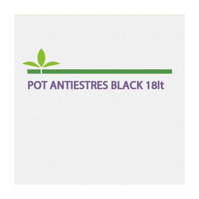 Pot Antistress Black 18lt